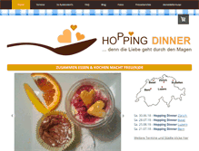 Tablet Screenshot of hoppingdinner.com
